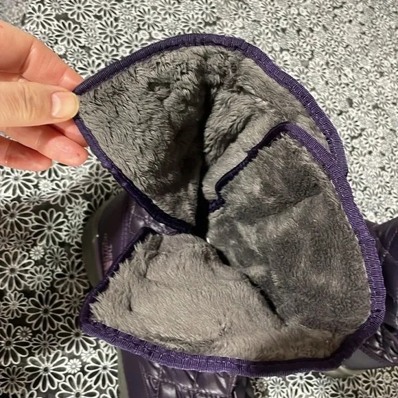 NWOT - The North Face Thermoball women’s boots size 9 color purple - Picture 6 of 12